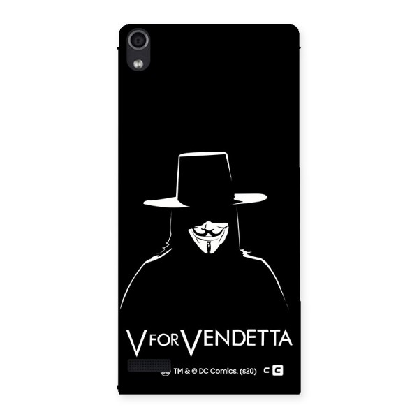 V for Vendetta Minimal Back Case for Ascend P6