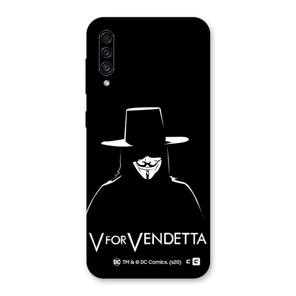 V for Vendetta Minimal Back Case for Galaxy A30s