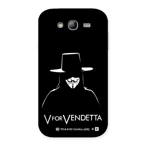 V for Vendetta Minimal Back Case for Galaxy Grand Neo Plus