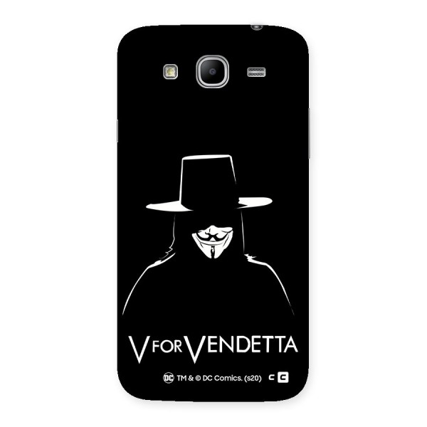 V for Vendetta Minimal Back Case for Galaxy Mega 5.8