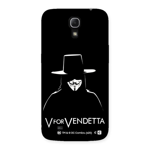 V for Vendetta Minimal Back Case for Galaxy Mega 6.3