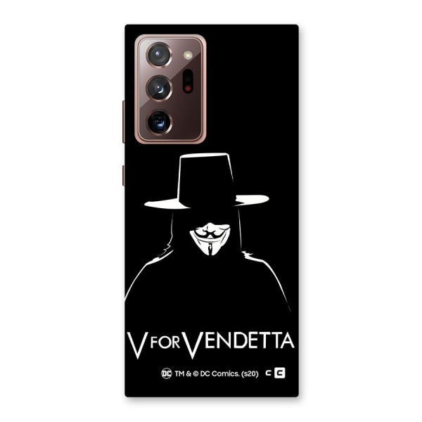 V for Vendetta Minimal Back Case for Galaxy Note 20 Ultra