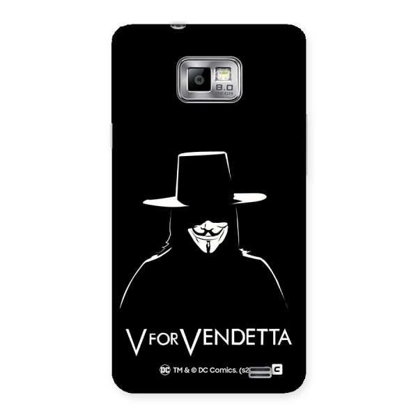 V for Vendetta Minimal Back Case for Galaxy S2