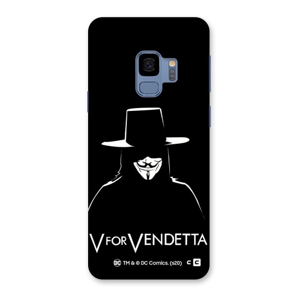 V for Vendetta Minimal Back Case for Galaxy S9