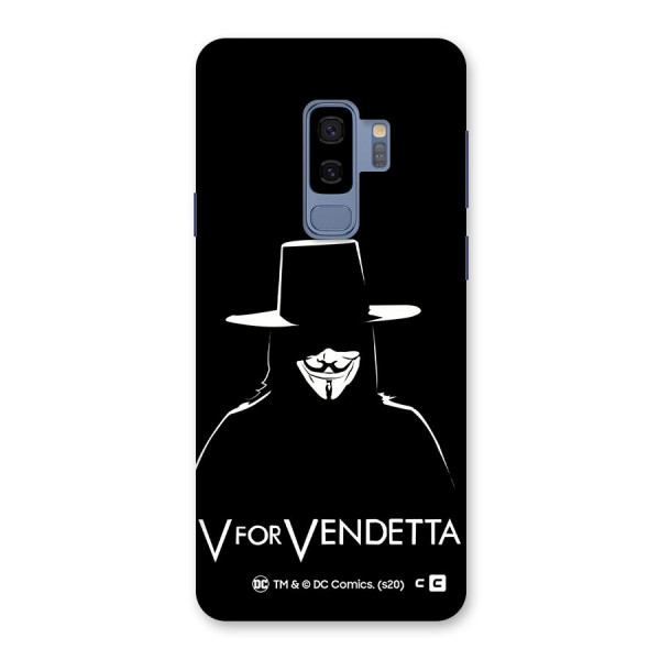 V for Vendetta Minimal Back Case for Galaxy S9 Plus