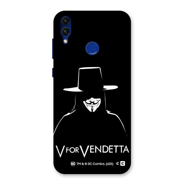 V for Vendetta Minimal Back Case for Honor 8C