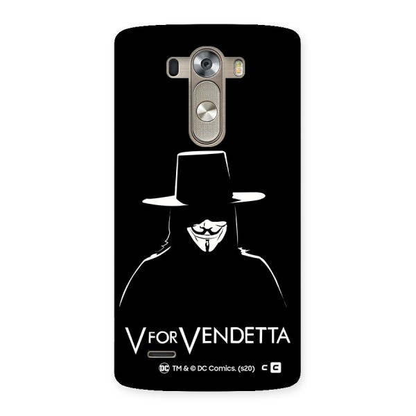 V for Vendetta Minimal Back Case for LG G3