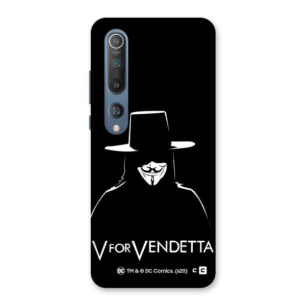 V for Vendetta Minimal Back Case for Mi 10