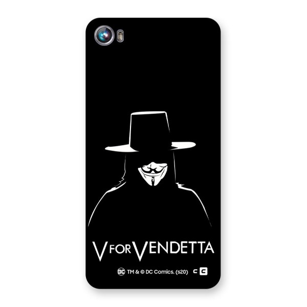 V for Vendetta Minimal Back Case for Micromax Canvas Fire 4 A107