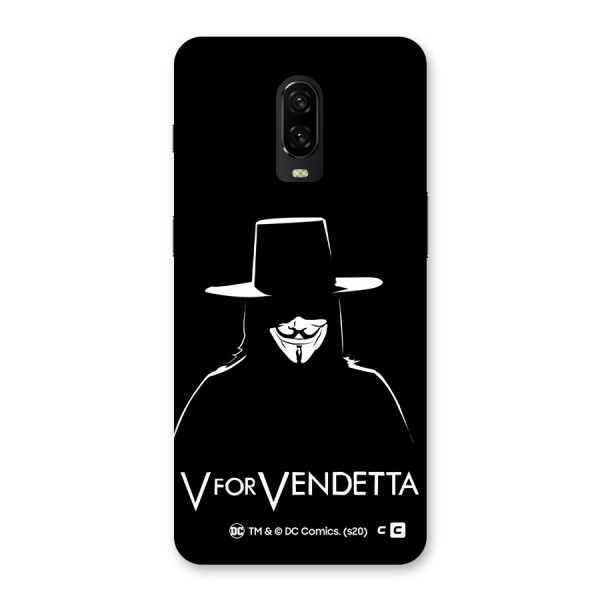V for Vendetta Minimal Back Case for OnePlus 6T