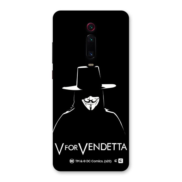 V for Vendetta Minimal Back Case for Redmi K20 Pro