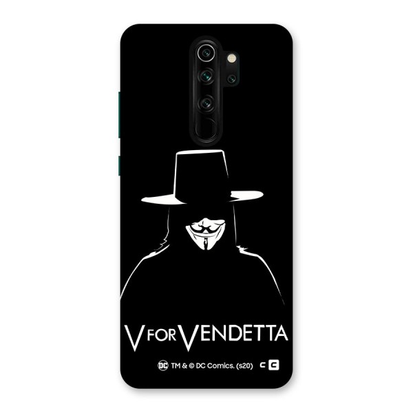 V for Vendetta Minimal Back Case for Redmi Note 8 Pro