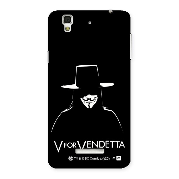 V for Vendetta Minimal Back Case for YU Yureka Plus