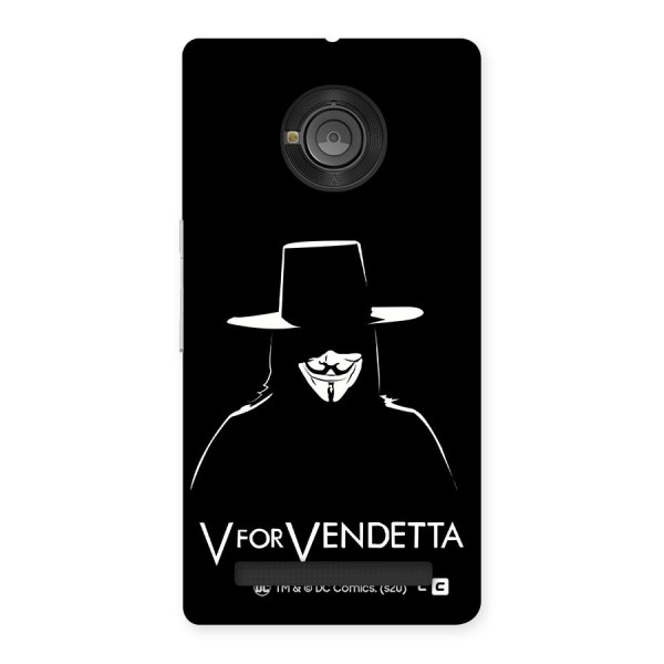 V for Vendetta Minimal Back Case for Yu Yunique