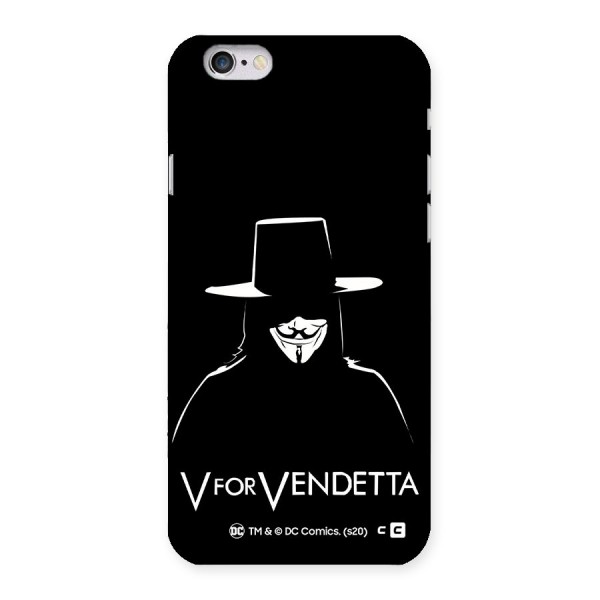 V for Vendetta Minimal Back Case for iPhone 6 6S
