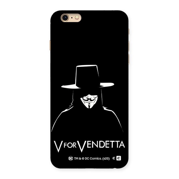 V for Vendetta Minimal Back Case for iPhone 6 Plus 6S Plus