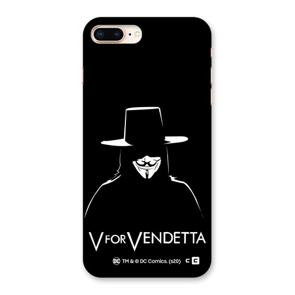V for Vendetta Minimal Back Case for iPhone 8 Plus