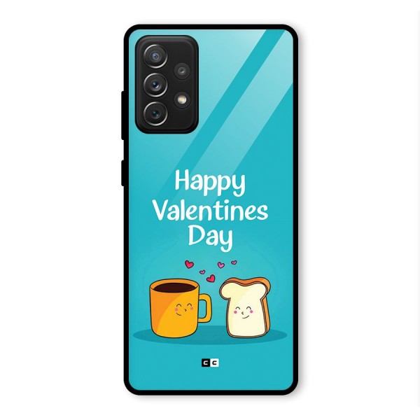 Valentine Proposal Glass Back Case for Galaxy A72