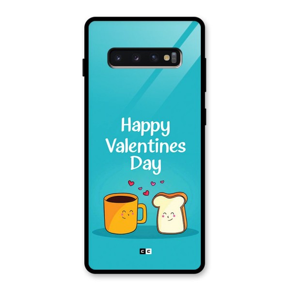 Valentine Proposal Glass Back Case for Galaxy S10 Plus