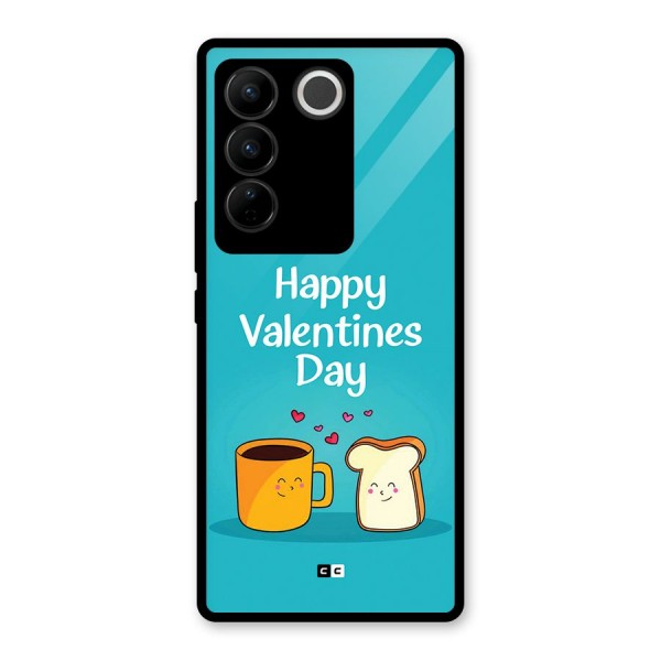 Valentine Proposal Glass Back Case for Vivo V27