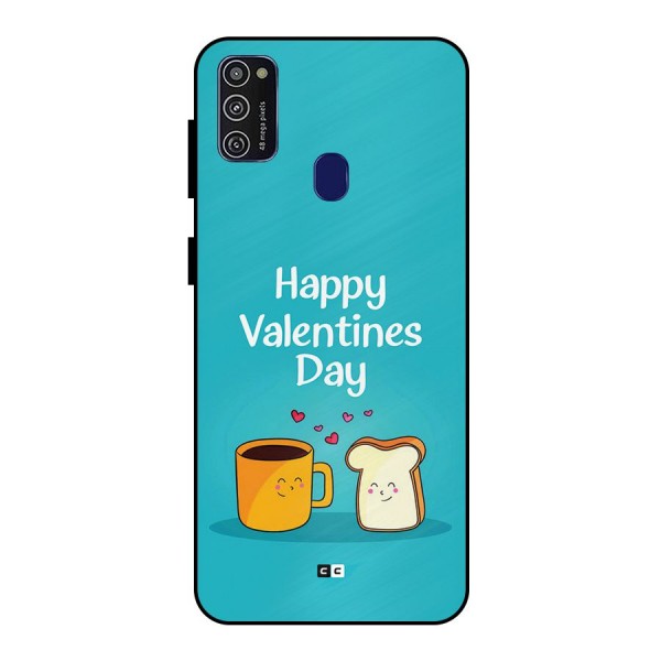 Valentine Proposal Metal Back Case for Galaxy M21