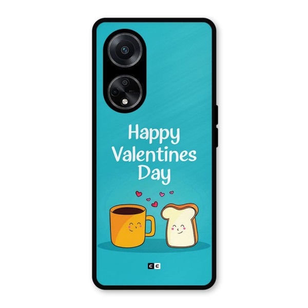 Valentine Proposal Metal Back Case for Oppo F23