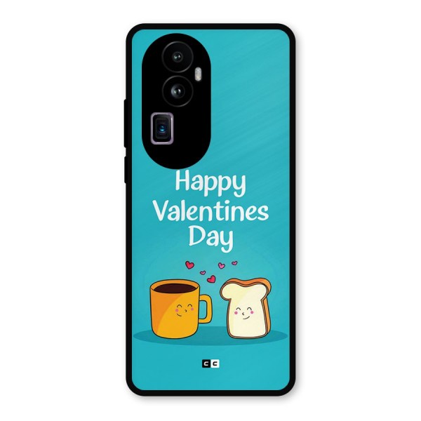 Valentine Proposal Metal Back Case for Oppo Reno10 Pro Plus