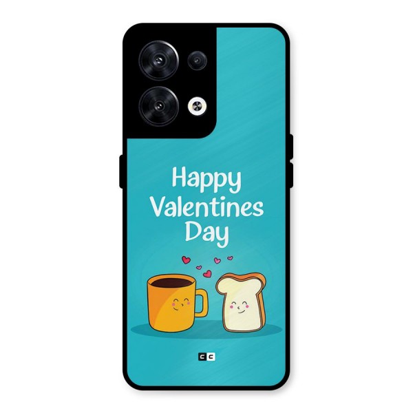 Valentine Proposal Metal Back Case for Oppo Reno8 5G