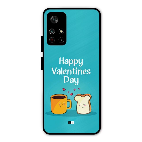 Valentine Proposal Metal Back Case for Poco M4 Pro 5G