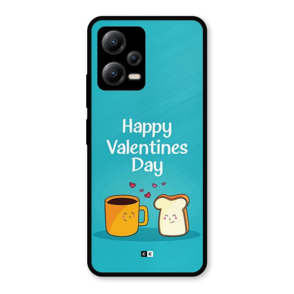 Valentine Proposal Metal Back Case for Poco X5