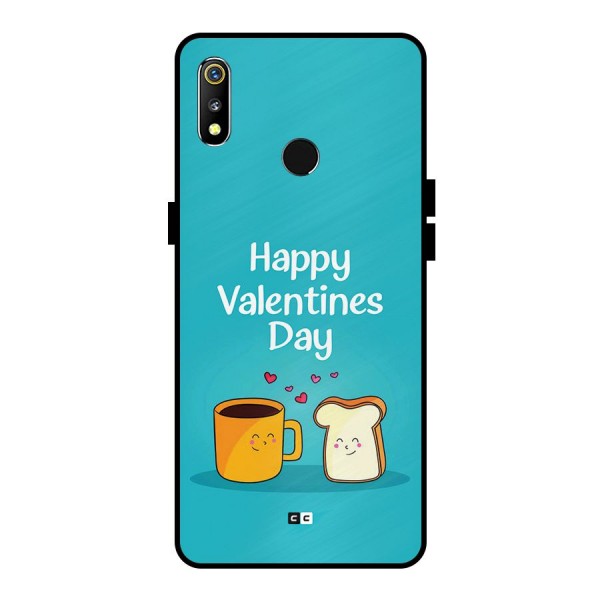 Valentine Proposal Metal Back Case for Realme 3