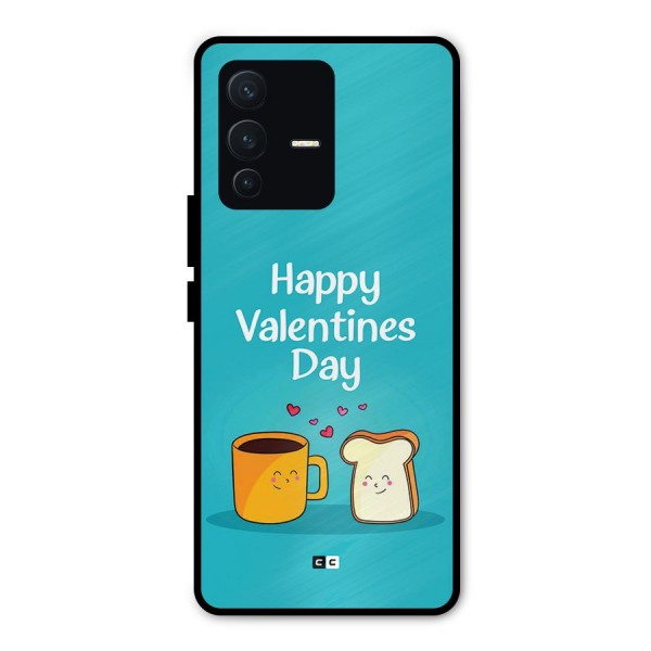 Valentine Proposal Metal Back Case for Vivo V23 Pro