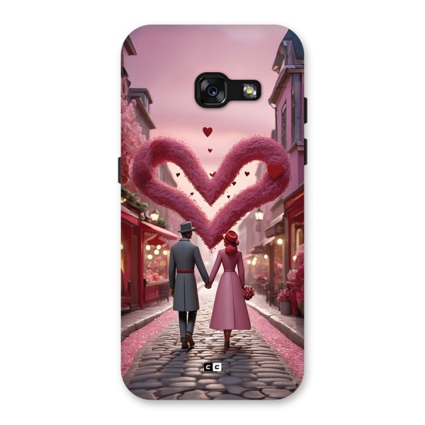Valetines Couple Walking Back Case for Galaxy A3 (2017)