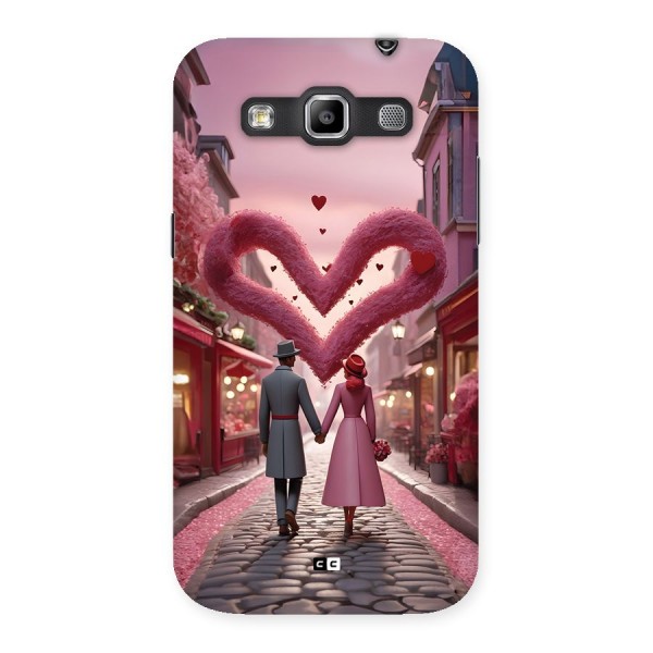 Valetines Couple Walking Back Case for Galaxy Grand Quattro