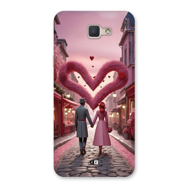 Valetines Couple Walking Back Case for Galaxy J5 Prime