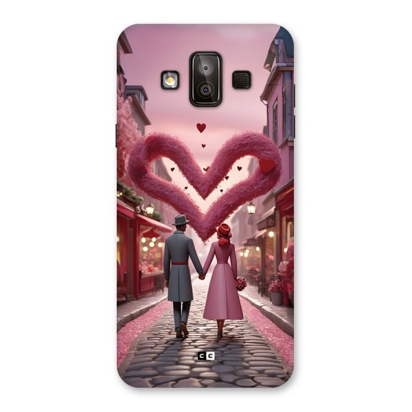 Valetines Couple Walking Back Case for Galaxy J7 Duo