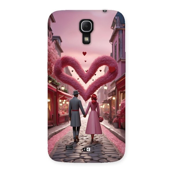 Valetines Couple Walking Back Case for Galaxy Mega 6.3