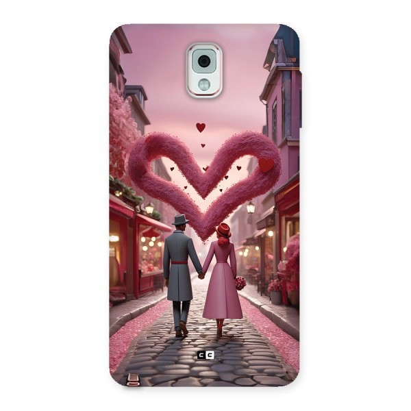 Valetines Couple Walking Back Case for Galaxy Note 3