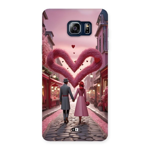 Valetines Couple Walking Back Case for Galaxy Note 5