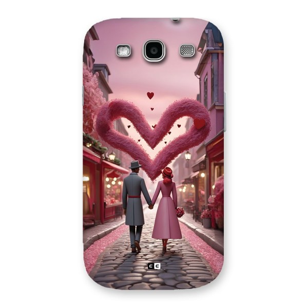 Valetines Couple Walking Back Case for Galaxy S3