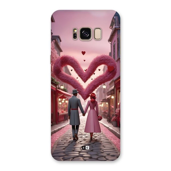 Valetines Couple Walking Back Case for Galaxy S8 Plus