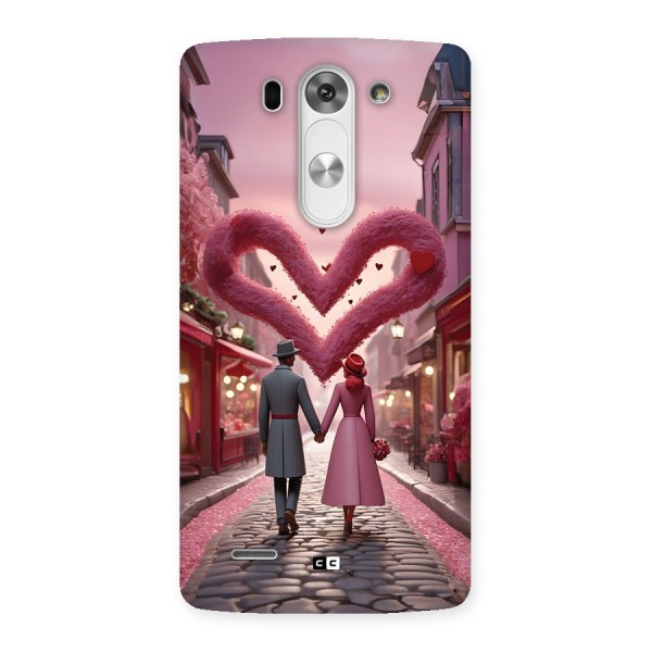 Valetines Couple Walking Back Case for LG G3 Mini