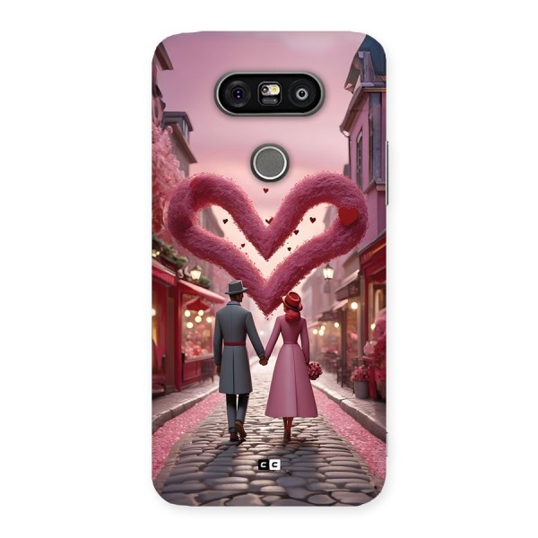 Valetines Couple Walking Back Case for LG G5