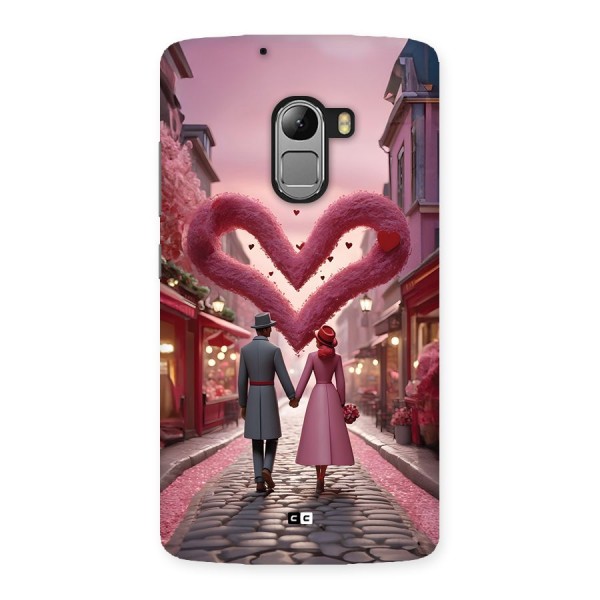 Valetines Couple Walking Back Case for Lenovo K4 Note