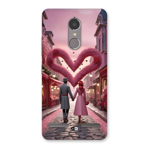Valetines Couple Walking Back Case for Lenovo K6