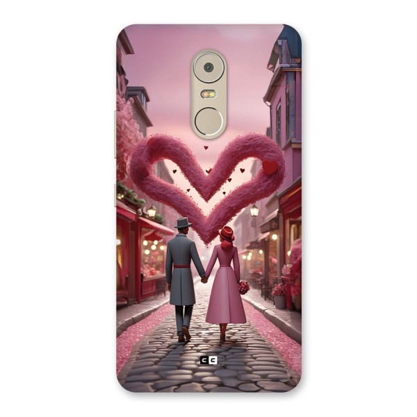 Valetines Couple Walking Back Case for Lenovo K6 Note