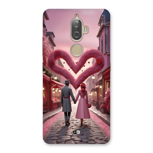 Valetines Couple Walking Back Case for Lenovo K8 Plus