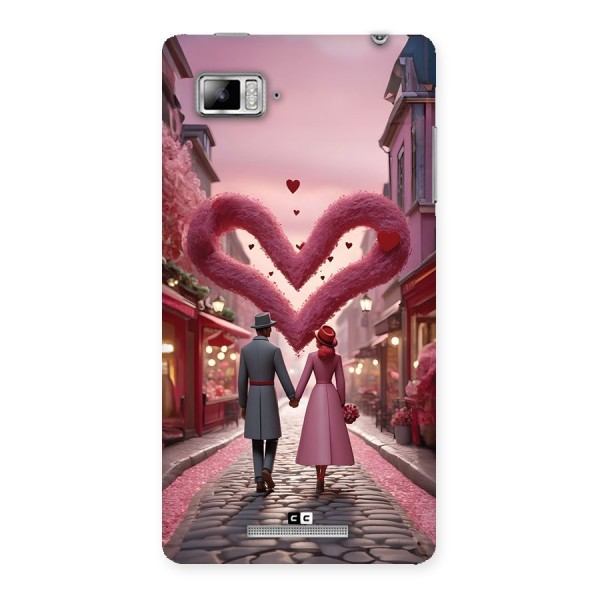 Valetines Couple Walking Back Case for Lenovo Vibe Z K910