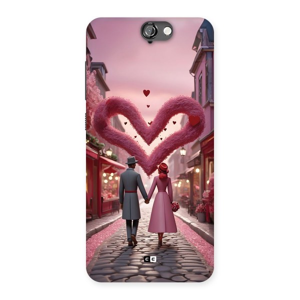 Valetines Couple Walking Back Case for One A9