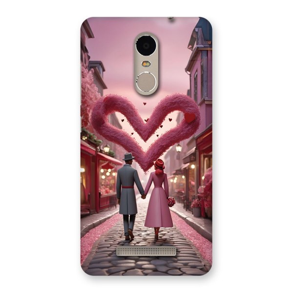 Valetines Couple Walking Back Case for Redmi Note 3